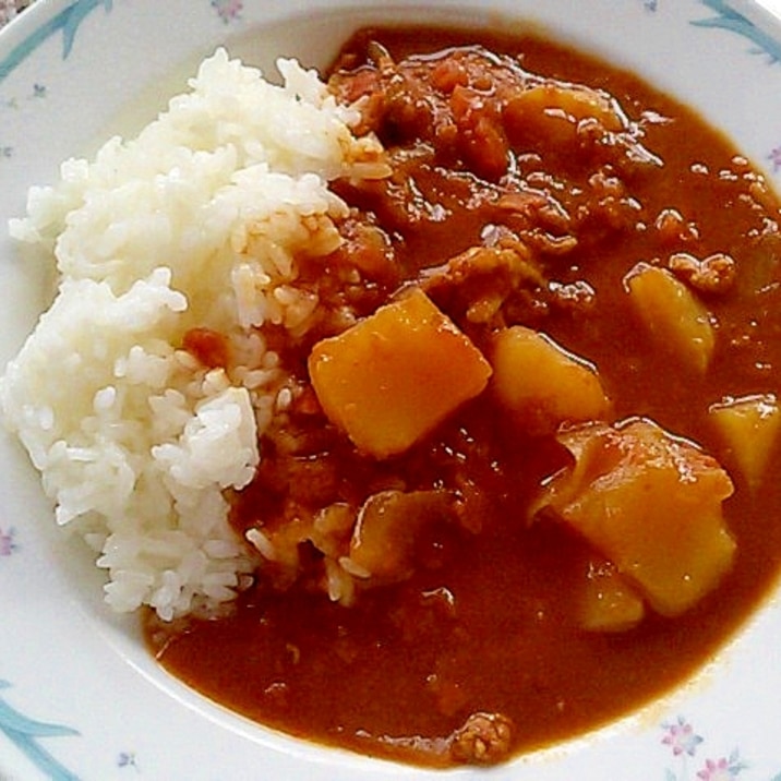 トマト、人参嫌いでもイケる！カレーライス